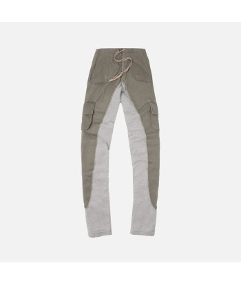 Greg Lauren 50/50 Army/Terry Long Pant - Multi livraison gratuite