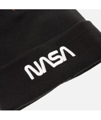 Heron Preston x NASA Beanie - Black / White solde