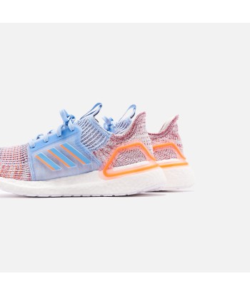 adidas WMNS UltraBoost 19 - Glow Blue / Hi-Res Coral / Active Maroon l'achat 