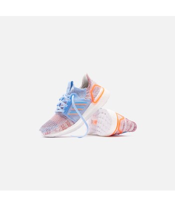 adidas WMNS UltraBoost 19 - Glow Blue / Hi-Res Coral / Active Maroon l'achat 