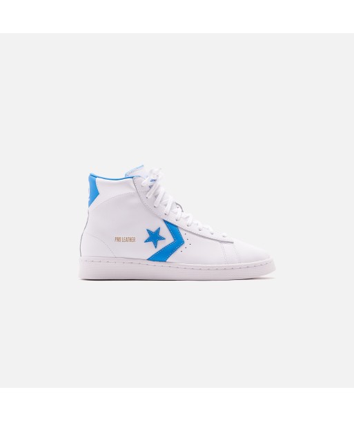 Converse Pro Leather High - White / Coast Blue livraison gratuite