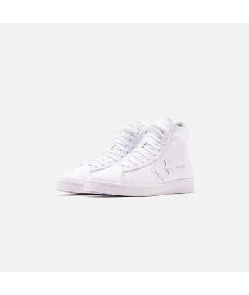 Converse Pro Leather Mid - White Les êtres humains sont 