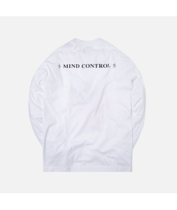 8 Moncler Palm Angels Maglia Girocollo Graphic L/S Tee - White commande en ligne