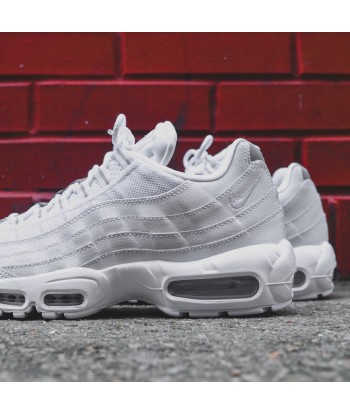 Nike Air Max 95 Essential - White / Pure Platinum les muscles