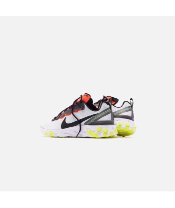 Nike React Element 55 SE - Pure Platinum / Black / Dark Grey / Bright Crimson d'Europe débarque