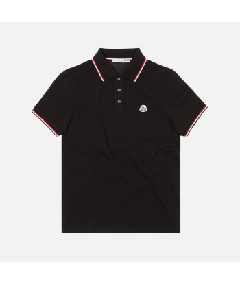 Moncler Maglia Polo Manica Corta - Black rembourrage situé sous