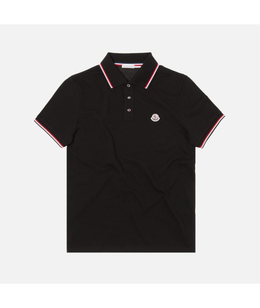 Moncler Maglia Polo Manica Corta - Black rembourrage situé sous