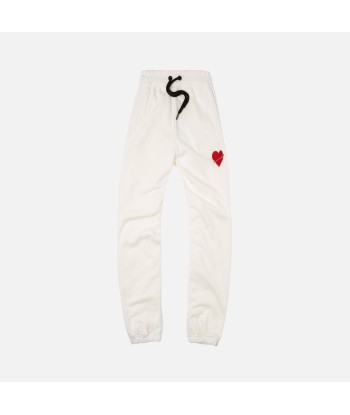 Palm Angels Pin My Heart Sweatpants - Ecru français