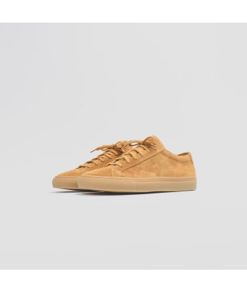 Common Projects Original Achilles Low Suede - Tan de pas cher