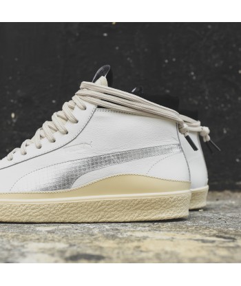 Puma x Rhude Basket '68 Mid OG - White / Grey meilleur choix