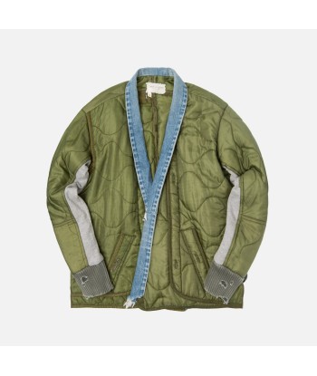 Greg Lauren Liner Puffy GL1 - Army brillant des détails fins