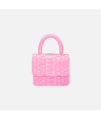 Gelareh Mizrahi Mico Mini Python Top Handle Bag Baby - Pink 2024