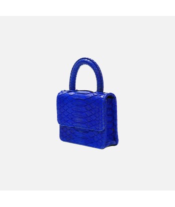 Gelareh Mizrahi Mico Mini Python Top Handle Bag - Cobalt Blue Voir les baskets