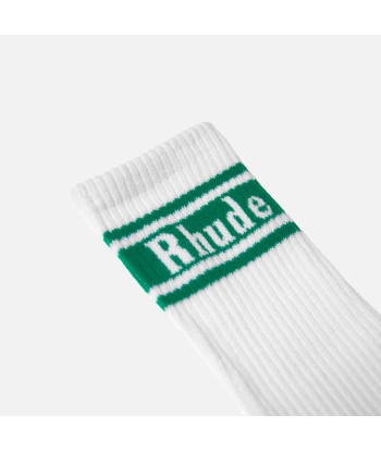 Rhude Stripe Socks - Green À commander