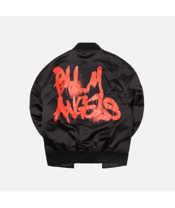 8 Moncler Palm Angels Axl Giubbotto Jacket - Black rembourrage situé sous