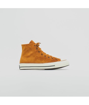 Converse Chuck 70 Velvet High - Burnt Sienna / Egret en linge