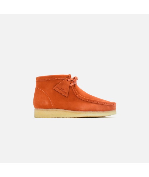 Clarks Wallabee Boot - Burnt Orange Suede de la marque