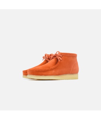 Clarks Wallabee Boot - Burnt Orange Suede de la marque