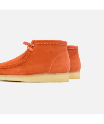 Clarks Wallabee Boot - Burnt Orange Suede de la marque