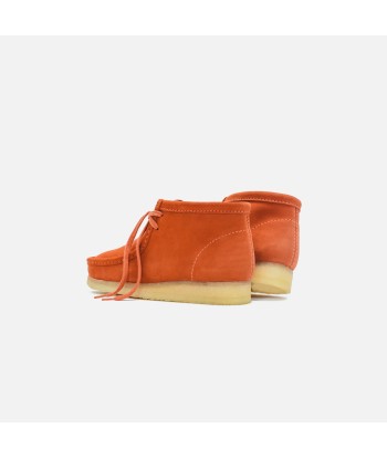 Clarks Wallabee Boot - Burnt Orange Suede de la marque