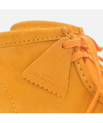 Clarks Wallabee Boot - Burnt Yellow Suede destockage