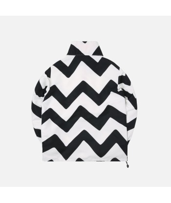 by Parra Vase Mountain Stripes Windbreaker - Black / White hantent personnes