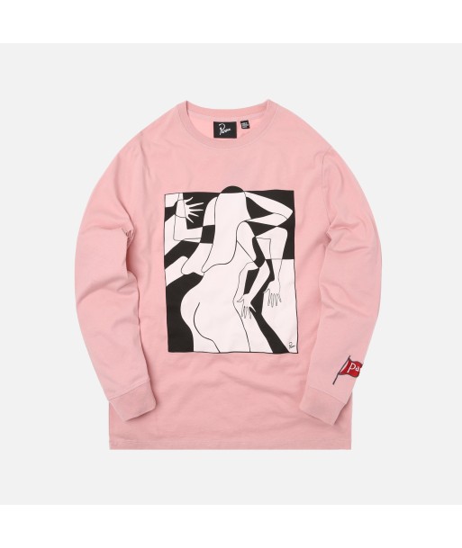 by Parra Artist Businesswoman L/S Tee - Rose Faites des économies