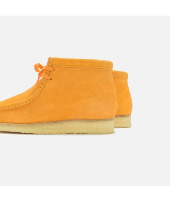 Clarks Wallabee Boot - Burnt Yellow Suede destockage