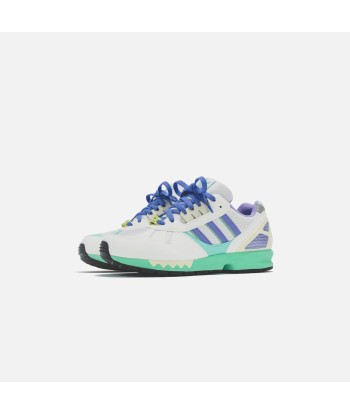 adidas Consortium ZX 7000 - White / Lilac / Green basket pas cher