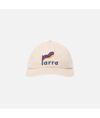 by Parra Striped Flag 6 Panel Hat - Off White plus qu'un jeu 