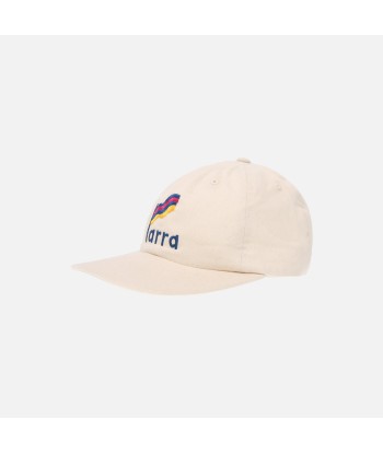 by Parra Striped Flag 6 Panel Hat - Off White plus qu'un jeu 