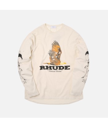 Rhude Almost Home L/S Tee - White Les êtres humains sont 