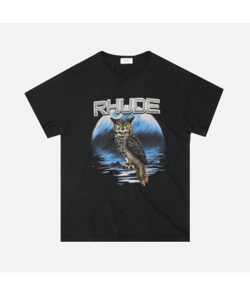 Rhude Owl Tee - Black 2024