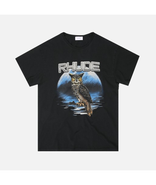 Rhude Owl Tee - Black 2024