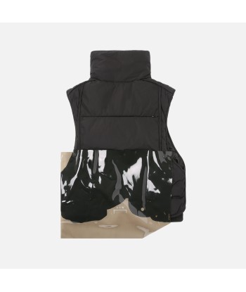 A-Cold-Wall* Step Front Nylon Padded Crop Vest - Black livraison gratuite