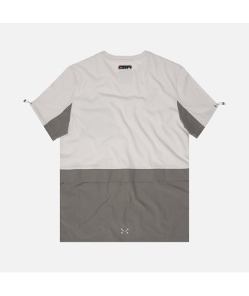 C2H4 Panelled Pockets Tee - White le des métaux précieux