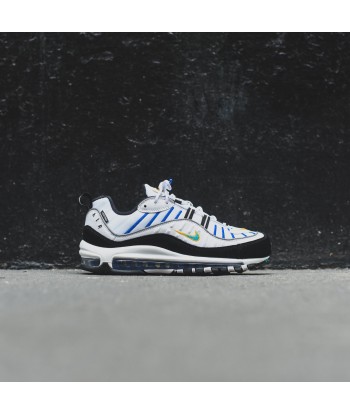 Nike Air Max 98 Premium - White / Teal Nebula / University Gold / Black commande en ligne