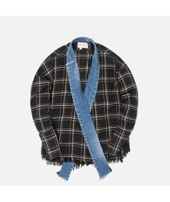 Greg Lauren Plaid GL1 - Black Paris Déstockage Promo