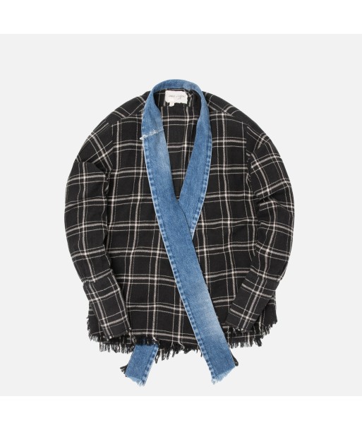 Greg Lauren Plaid GL1 - Black Paris Déstockage Promo