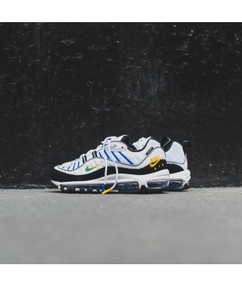 Nike Air Max 98 Premium - White / Teal Nebula / University Gold / Black commande en ligne