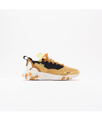 Nike React Sertu - Club Gold / Black / Wheat / Bright Ceramic / Gum JUSQU'A -70%! 