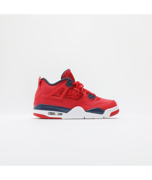 Nike GS Air Jordan 4 Retro SE - University Red / Obsidian / White / Metallic Gold Par le système avancé 