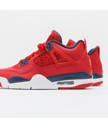 Nike GS Air Jordan 4 Retro SE - University Red / Obsidian / White / Metallic Gold Par le système avancé 