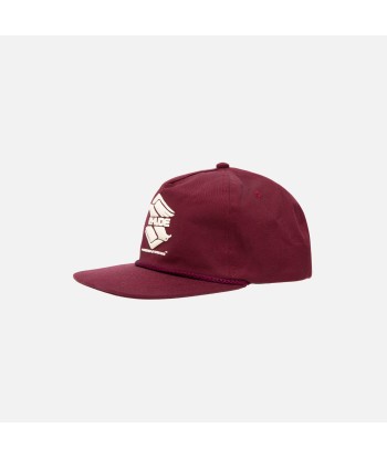 Rhude DBL Eagle Cap - Burgundy Les magasins à Paris