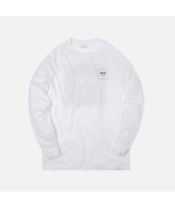 Wood Wood Han L/S Tee - Bright White pas cher 