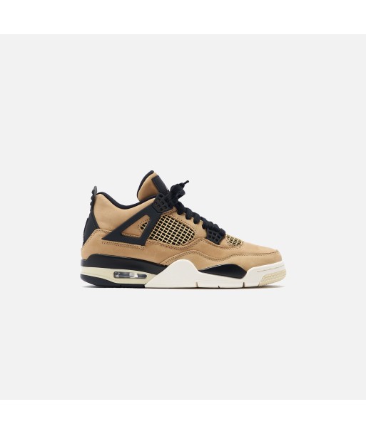 Nike WMNS Air Jordan 4 Retro - Mushroom / Black / Fossil / Pale Ivory store