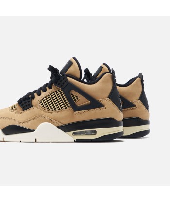 Nike WMNS Air Jordan 4 Retro - Mushroom / Black / Fossil / Pale Ivory store