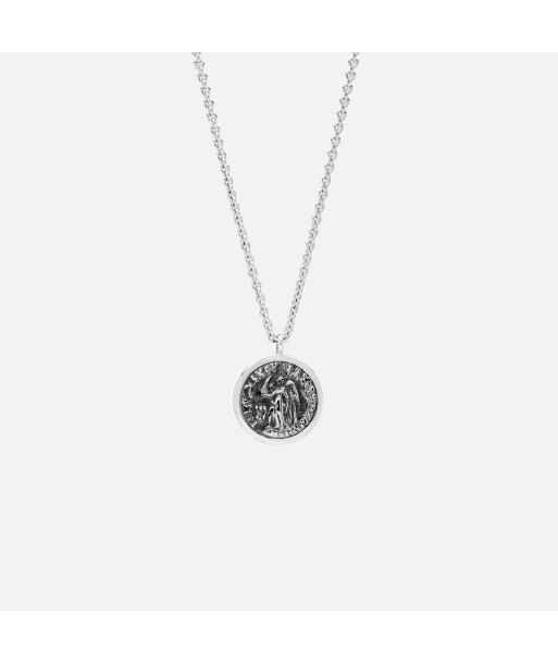 Tom Wood Coin Pendant Angel Short - Silver prix