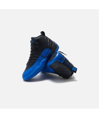 Nike Air Jordan 12 Retro - Black / Racer Blue / Metallic silver rembourrage situé sous