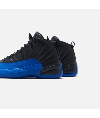 Nike Air Jordan 12 Retro - Black / Racer Blue / Metallic silver rembourrage situé sous